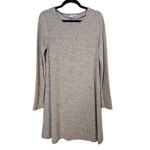 Gap glittery swing dress. Gray with gold shimmer. Size M.